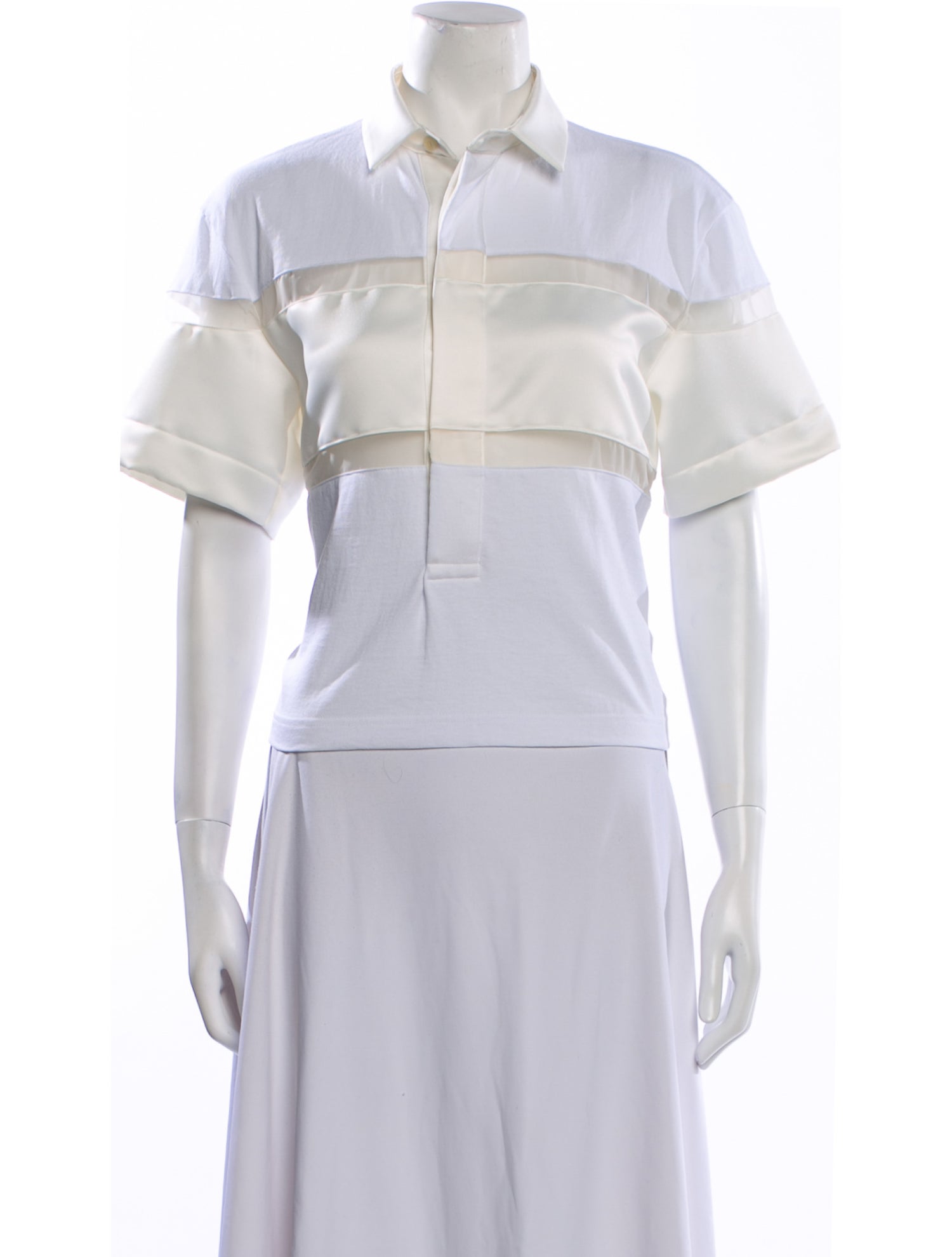 Sacai Short Sleeve Polo